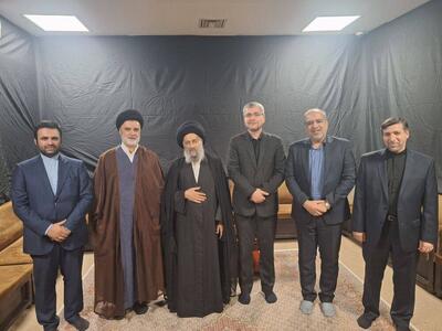 دیدار هیات پارلمانی ایران با یکی از مراجع تقلید عراق