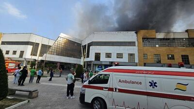 درمان سرپایی ۱۶ مصدوم حریق در منطقه آزاد انزلی