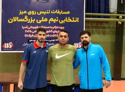 نیما عالمیان نفر اول انتخابی پینگ‌پنگ/ ترکیب تیم‌ ملی تکمیل شد