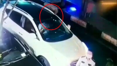 ببینید | لحظه سرقت گوشی در چند ثانیه در پی غفلت راننده