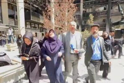 ببینید | بازدید سخنگوی دولت از ساختمان شیشه‌ای صدا و سیما