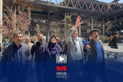 بازدید سخنگوی دولت از ساختمان شیشه‌ای رسانه ملی