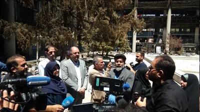 سخنگوی دولت از ساختمان شیشه‌ای صداوسیما بازدید کرد