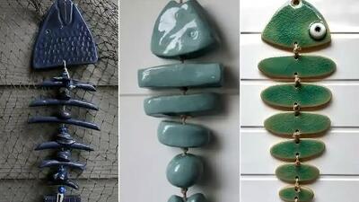 دیوارکوب طرح ماهی / 15 ست دیواری خاص برای دکور راهرو، پذیرایی یا حتی آشپزخونه‌ های جمع‌ و جور