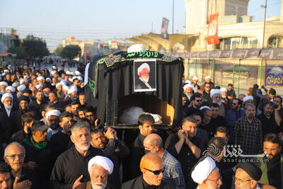 گزارش تصویری: تشییع پیکر آیت الله نعیم آبادی در شهر قم | شفقنا، آخرین اخبار ایران و جهان