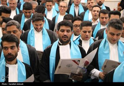 آیین تحلیف 130 کارآموز وکالت مرکز وکلای قوه قضائیه- عکس صفحه استان تسنیم | Tasnim