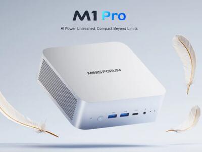 مینی کامپیوتر M1 پرو Minisforum با پردازنده Core  Ultra اینتل رونمایی شد