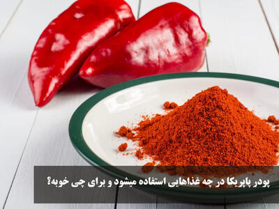 پودر پاپریکا در چه غذاهایی استفاده میشود و برای چی خوبه؟ طریقه مصرف پاپریکا