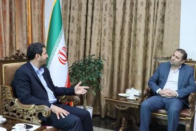 دیدار معاون حقوقی، مجلس و امور استان‌های وزارت ورزش و جوانان با استاندار همدان