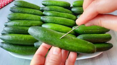 سوزن و یه خیار تو خونه دارید؟ کمتر کسی این راز رو می دونه! ساده و خوشمزه
