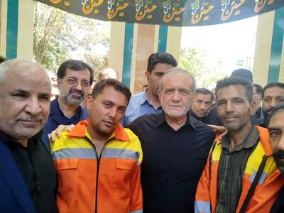 مسعود پزشکیان سرزده به قم رفت
