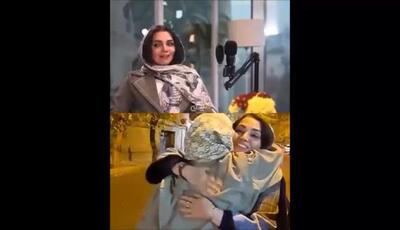 لحظات ناب و پر احساس دیدار دوباره الهام پاوه نژاد و دخترش پس از مهاجرت طولانی
