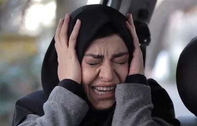 اشک‌های مریلا زارعی در پشت صحنه فیلم سینمایی هناس