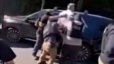 لحظه بازداشت خشن یک پزشک ایرانی در آمریکا