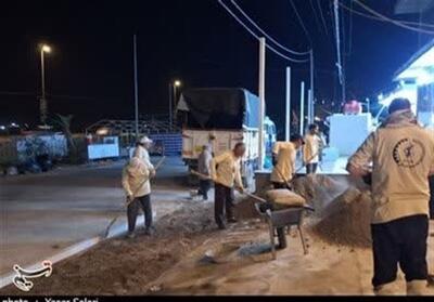 قرارگاه جهادی شهید غیوراصلی گناباد در عراق موکب می‌سازد - تسنیم
