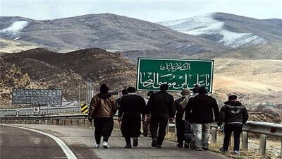 ورود بیش از نیم میلیون زائر پیاده به مشهدالرضا(ع)