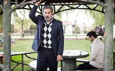 قاب پدر دختری حمیدرضا پگاه، بازیگر آوای باران