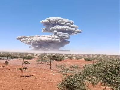 انفجار مهیب در حومه ادلب سوریه
