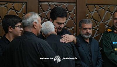 حضور سردار موسوی و مخبر در مراسم گرامیداشت چهلم شهدای اقتدار هوافضای سپاه