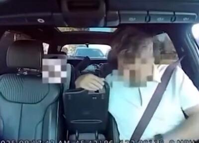 لحظه بازداشت پزشک ایرانی در آمریکا با شکستن شیشه خودرو
