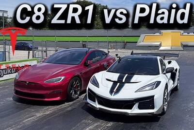 کوروت ZR1 در برابر تسلا مدل S پلد