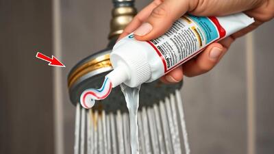 برق انداختن شیرآلات با خمیر دندان | ترفندی که نمیدانستید