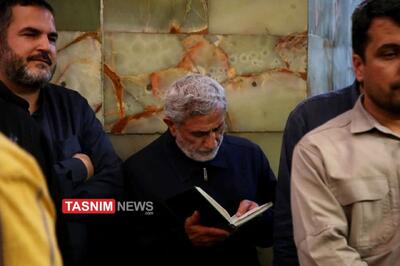 حضور سردار قاآنی در مراسم چهلمین روز شهادت شهید باقری