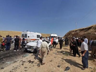 تراژدی در جاده مریوان؛ مرگ دلخراش مادر باردار و جنینش بر اثر تصادف