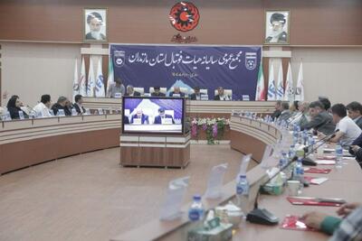 مجمع عمومی سالیانه هیأت فوتبال مازندران با حضور تاج