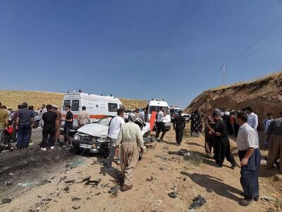 جان‌باختن مادر باردار بر اثر حادثه رانندگی در محور مریوان