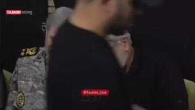حضور سردار قاآنی در مراسم چهلمین روز شهادت شهید باقری