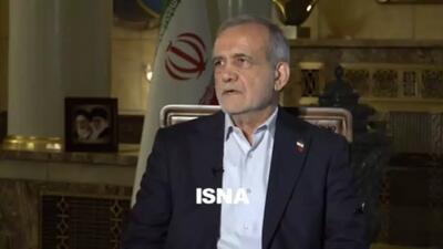 پزشکیان در گفت‌وگو با الجزیره: اسرائیل در پی تحقق رؤیای «نیل تا فرات» است