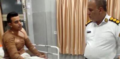 حمله آتش‌زا به مأمور پلیس راه در مشهد/ خودکشی راننده متخلف پیش از بازداشت