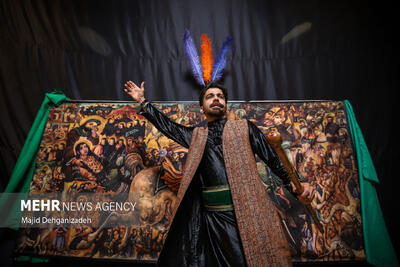 «روضه هنری» در خانه مارلیک یزد