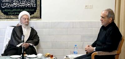 آیت الله مکارم شیرازی خطاب به پزشکیان: خداوند توفیقات شما را افزایش دهد تا بتوانید این مشکلات را حل کنید