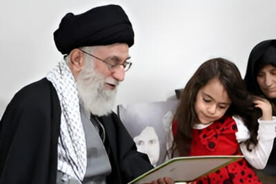 گوشه‌هایی از دیدار 14 سال قبل رهبر انقلاب با آرمیتا رضایی‌نژاد +فیلم