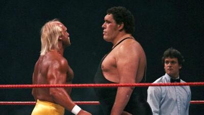 به مناسبت درگذشت هالک هوگان، اسطوره WWE در 71 سالگی؛ بازی خاطره‌انگیز با آندره د جاینت در رسلمنیا - پارس فوتبال