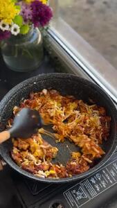 ساندویچ ساده و خوشمزه برای وقت هایی که شام ندارید+ فیلم