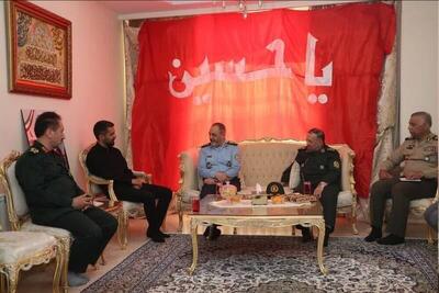 دیدار امیر سرتیپ نصیرزاده با خانواده شهید ربانی