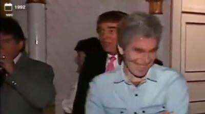 ویدیوی جدید از روابط گرم ترامپ با یک قواد