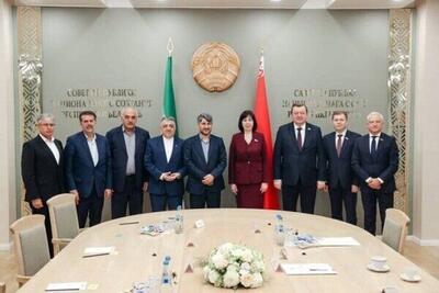 دیدار هیئت پارلمانی ایران و بلاروس با رئیس شورای جمهوری بلاروس