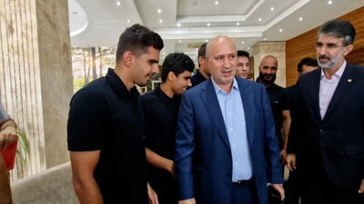 دیدار تاج با کادر فنی و اعضا تیم‌ملی نابینایان ایران