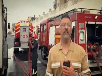 فیلم| مهار آتش‌سوزی در بازار قدیم بندرعباس بدون تلفات جانی