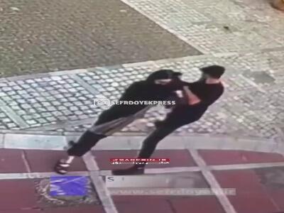 سرقت خشن و وحشیانه موبایل یک خانم جوان