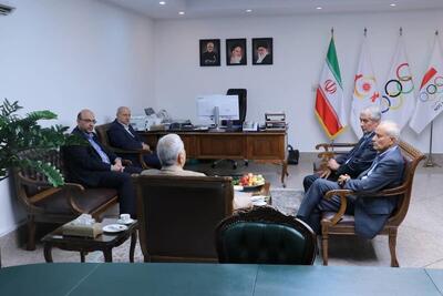 برگزاری نشست علی نژاد با دبیران کل سابق کمیته ملی المپیک