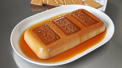 طرز تهیه پودینگ کوکی فقط با ۳ ماده اولیه! (بدون تخم مرغ، بدون فر)