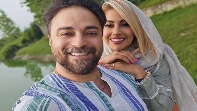 تصویر روز | پسر مو فرفری بابک جهانبخش در کنار پدر بزرگش | گلی شی
