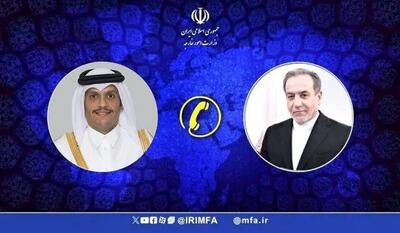 رایزنی عراقچی با وزیر خارجه قطر درباره غزه