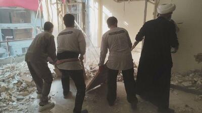تلاش شبانه‌روزی ۹۰جهادگر برای بازسازی مناطق جنگ‌زده