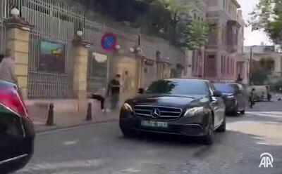 فیلم/ ورود هیئت‌های اروپایی به کنسولگری ایران در استانبول